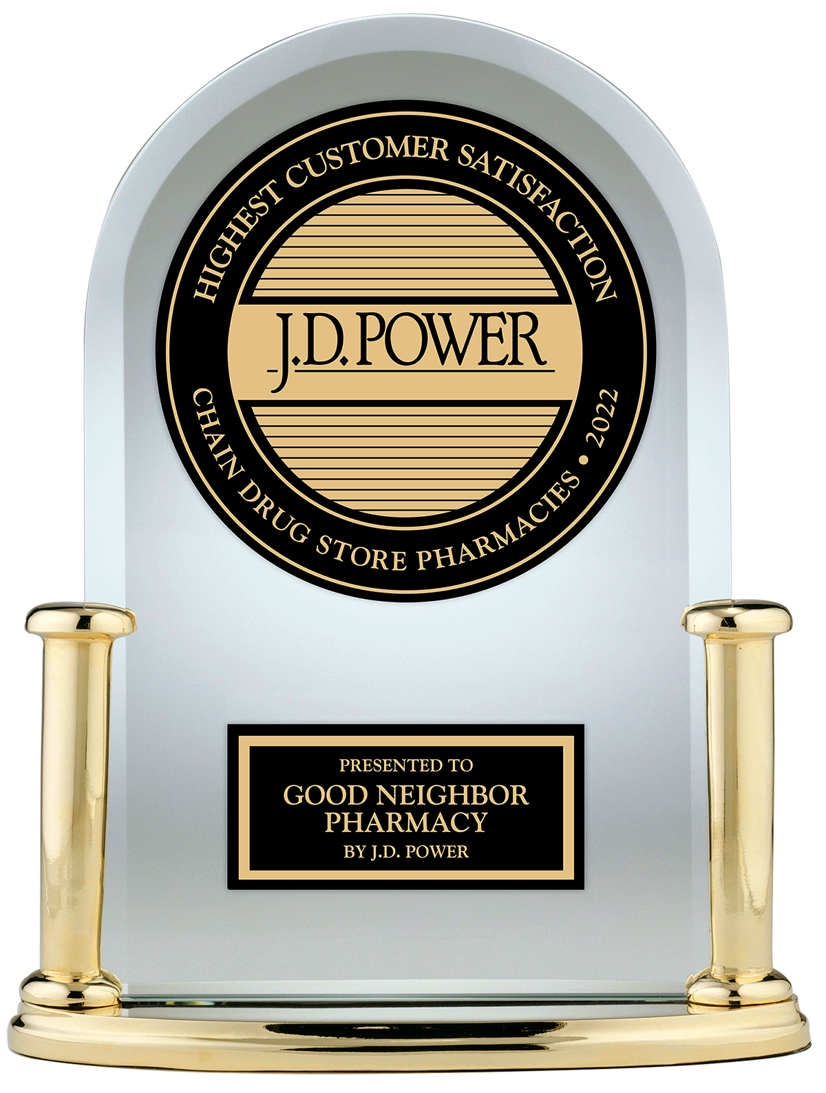 J.D. Power Award Trophy